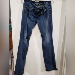 Guess jeans, bootcut with light distress. Sz 32